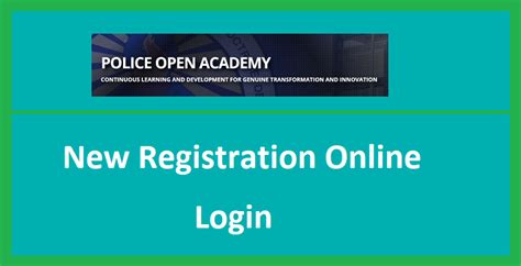 police open academy portal